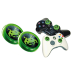 Space Invaders Grip som sätts på analogic-thumb-sticks handkontroller (liten bild)