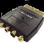 S-video + Composite video + Stereo <-> SCART adapter (liten bild)