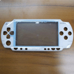 Vit Face Plate, Sony Originalskal för PSP 1000 (Phat) (liten bild)