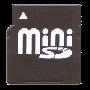 2GB Mini SD minne (liten bild)
