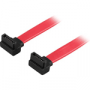 SATA-Kabel 1meter Vinklade kontakter (liten bild)