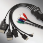 XCM v3 Komponentkabel Multi WII+360+PS2/3+XBOX+PSPSLIM (liten bild)