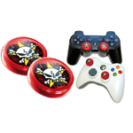 Skull Grip som sätts på analogic-thumb-sticks handkontroller (liten bild)