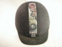 Airbrush Exempel - Litet motiv på en ridhjälm (liten bild)