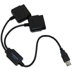 PS2 Handkontrollsport till PS3/PC (liten bild)
