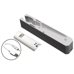 Laddningsstation för en Wii Remote med plats för Nunchuk/SD-kort (liten bild)