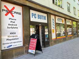 Psxcare butik Ringvägen 90 Butikens fasad