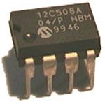 Microchip PIC12c508A (liten bild)