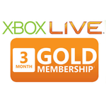 Xbox 360 Live Guldkort i 3 månader (liten bild)