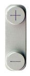 Volymknapp till Iphone 5 SILVER (liten bild)
